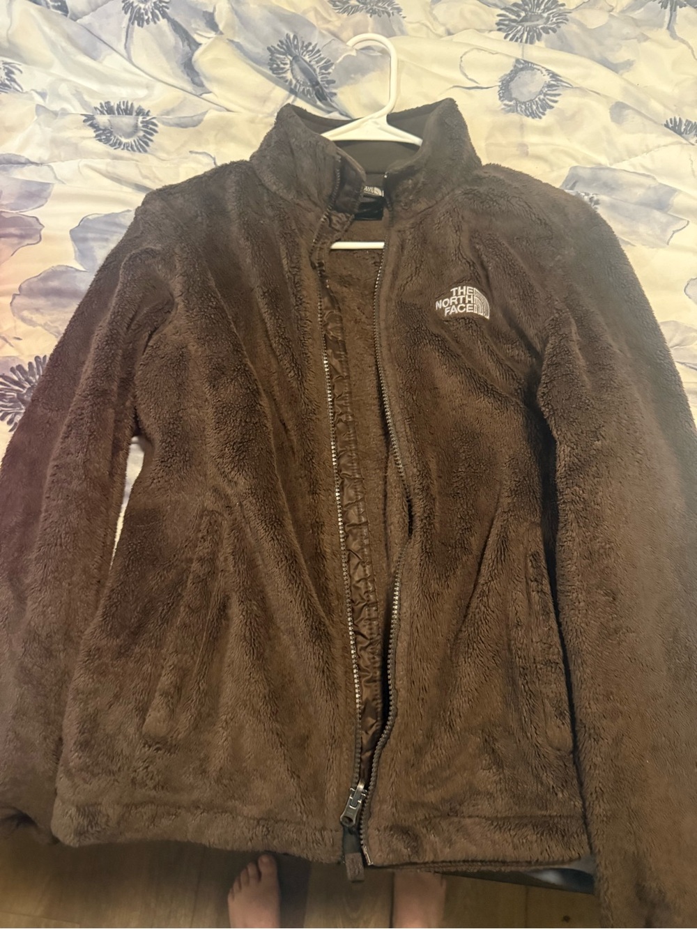 The North Face Plush Brown Fleece Jacket